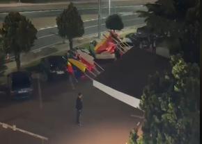 Haos lângă hotelul celor de la FCSB » La ce gest au recurs ultrașii Farului, cu mai puțin de 24 de ore până la derby