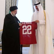 Ebrahim Raisi și Sheikh Tamim bin Hamad Al Thani, Emirul Qatar-ului / Sursă foto: Imago Images