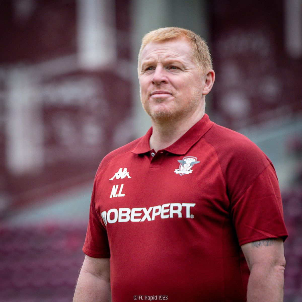 Neil Lennon, uluit când a călcat pe Giulești: „Superb” » Imagini de pe stadionul Rapidului