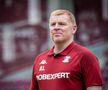 Neil Lennon, prima oară pe Giulești/ foto: Facebook @Rapid