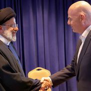 Ebrahim Raisi, la întâlnirea cu Infantino / Sursă foto: Imago Images