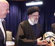 Ebrahim Raisi, la întâlnirea cu Infantino / Sursă foto: Imago Images