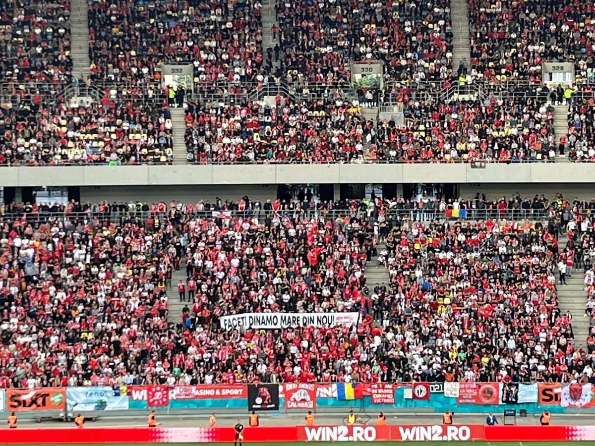 Dinamo, record de suporteri pe Arena Națională în ultimii 4 ani » De dinainte de pandemie n-au mai fost atât de mulți „câini” în tribune