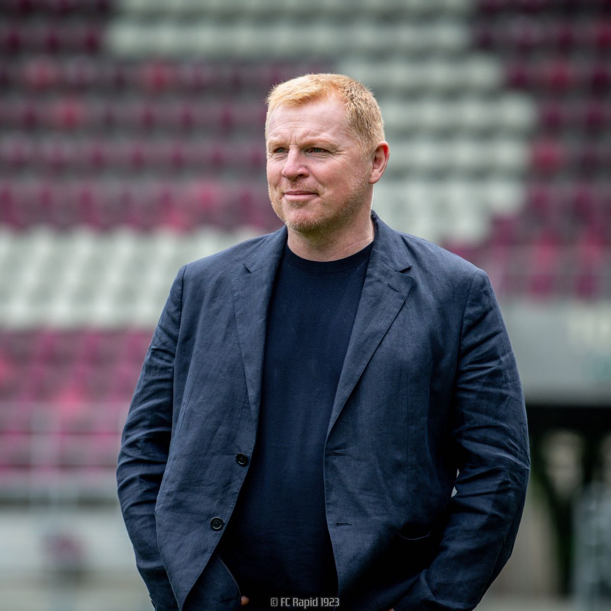 Neil Lennon, uluit când a călcat pe Giulești: „Superb” » Imagini de pe stadionul Rapidului