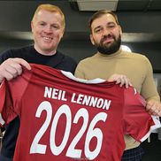 Neil Lennon, prezentat oficial la Rapid