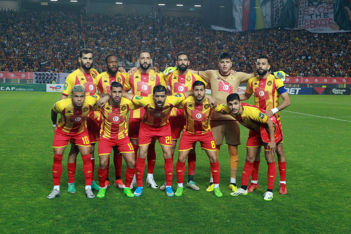 Scenografii pro Palestina la finala Ligii Campionilor Africii