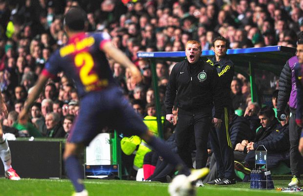 Neil Lennon, noul antrenor al Rapidului, protagonist în meciul care l-a șocat pe Lionel Messi în Liga Campionilor
