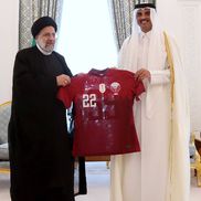 Ebrahim Raisi și Sheikh Tamim bin Hamad Al Thani, Emirul Qatar-ului / Sursă foto: Imago Images