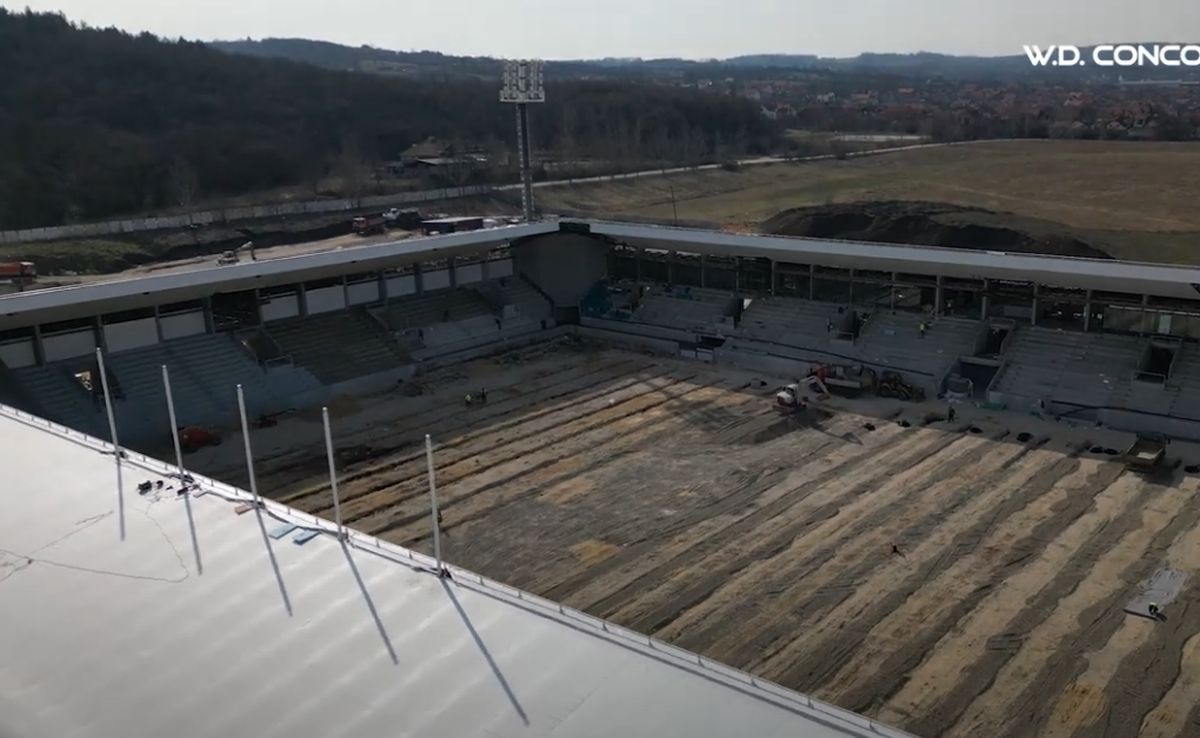 Stadionul din pădure, construit cu 30 milioane de euro, va găzdui primul mare meci! Echipa locală n-a jucat vreodată pe prima scenă