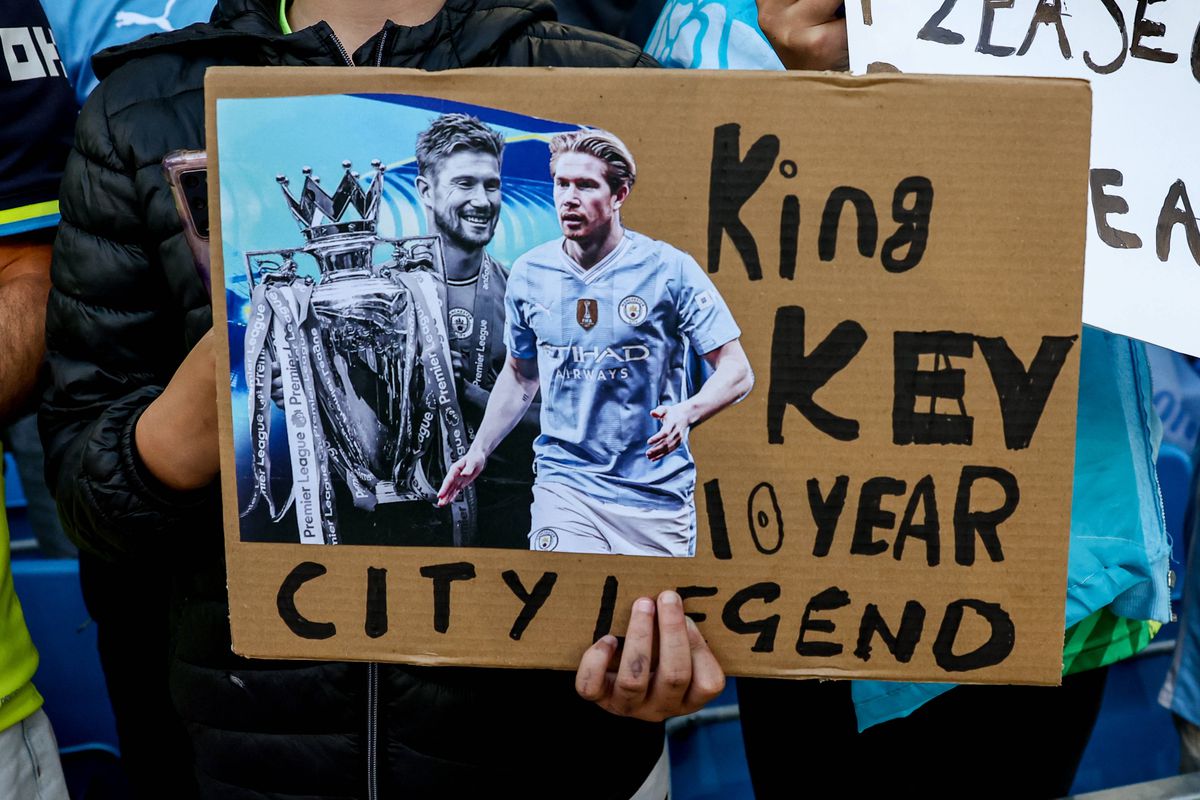 Kevin de Bruyne, în Manchester City - Bournemouth