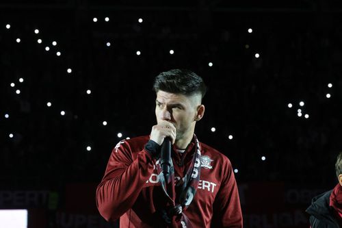 Cristian Săpunaru, în momentul retragerii // foto: Ionuț Iordache (GSP)