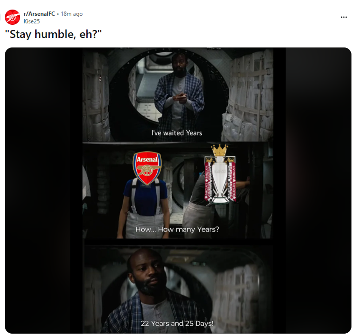 Cele mai tari meme-uri după ce Arsenal a câștigat titlul în Premier League la distanță de 22 de ani: „Gabriel Martinelli este mai bun decât Cristiano Ronaldo a fost vreodată”