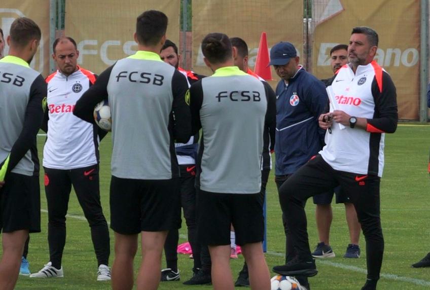 Primul antrenament al celor de la FCSB cu Marius Baciu // foto: Andrei Furnigă (GSP.ro)