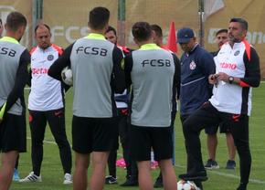Ploaie torențială la primul antrenament al lui Marius Baciu la FCSB: ce s-a întâmplat la Berceni