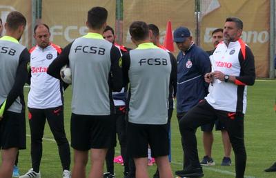 Ploaie torențială la primul antrenament al lui Marius Baciu la FCSB: ce s-a întâmplat la Berceni