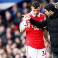 Granit Xhaka, alături de Mikel Arteta în 2023 // foto: Guliver/gettyimages