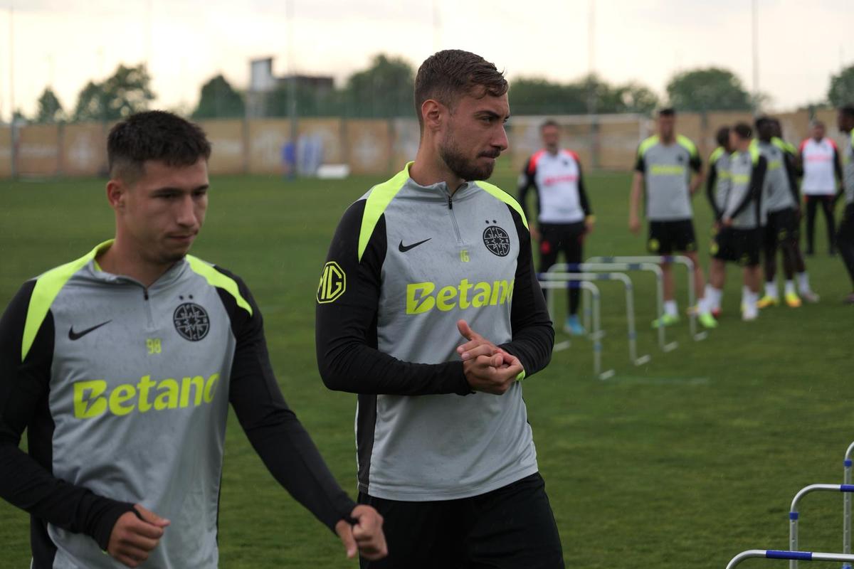 Ploaie torențială la primul antrenament al lui Marius Baciu la FCSB: ce s-a întâmplat la Berceni