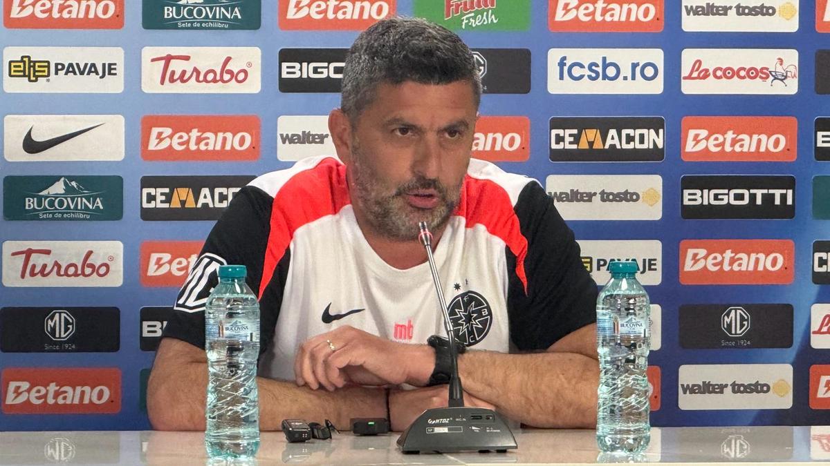 Marius Baciu, prima conferință la FCSB: „Rădoi nu mi-a răspuns la mesaj” » Ce i-a cerut Gigi Becali și cine va face echipa