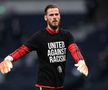 David de Gea încălzindu-se pentru meciul Tottenham - Manchester United 1-1 // Sursă foto: Getty