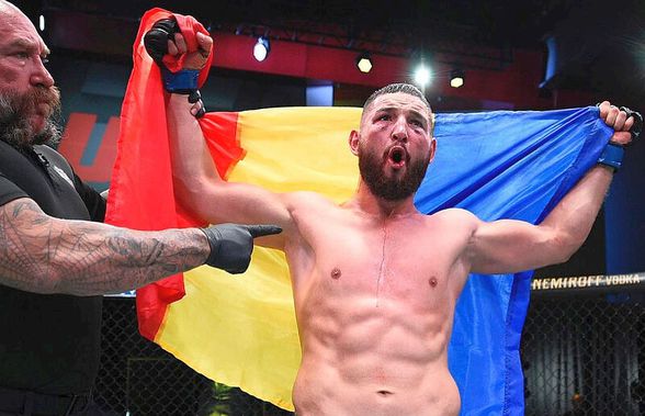 Nicolae Negumereanu, victorie spectaculoasă în UFC! E primul român care obține un asemenea succes