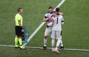 Italia a schimbat portarul în minutul 89! Motivul pentru care Mancini l-a scos pe Donnarumma