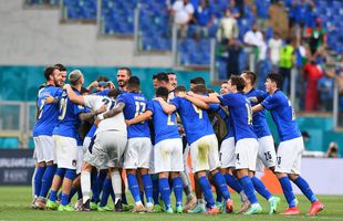 Atacă recordurile la Euro 2020! Italia atinge performanțe spectaculoase cu Roberto Mancini