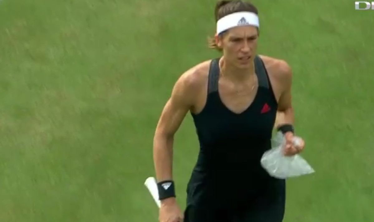 Sorana Cîrstea, lovitură în meciul cu Andrea Petkovic / FOTO: Captură @Digi Sport 2