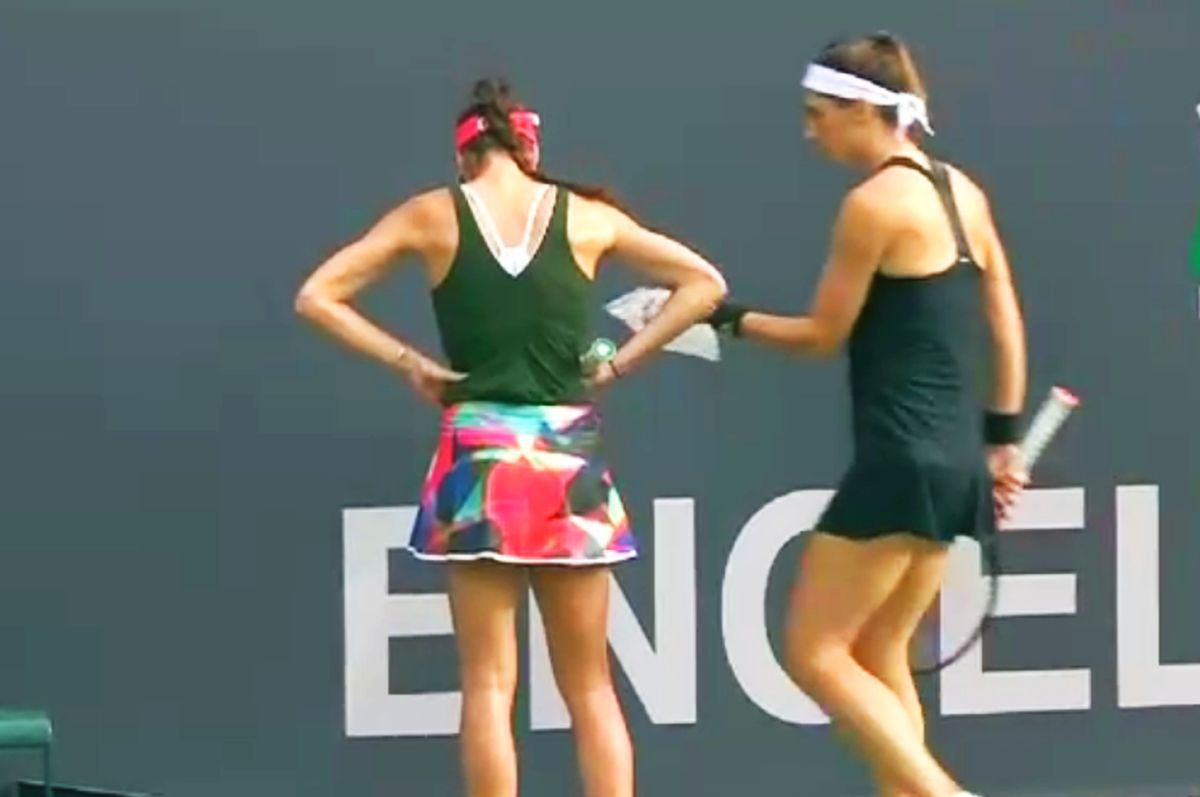 Sorana Cîrstea, lovitură în meciul cu Andrea Petkovic / FOTO: Captură @Digi Sport 2