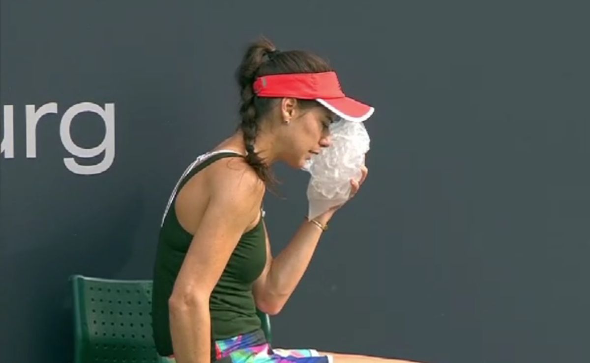 Sorana Cîrstea, lovitură în meciul cu Andrea Petkovic / FOTO: Captură @Digi Sport 2