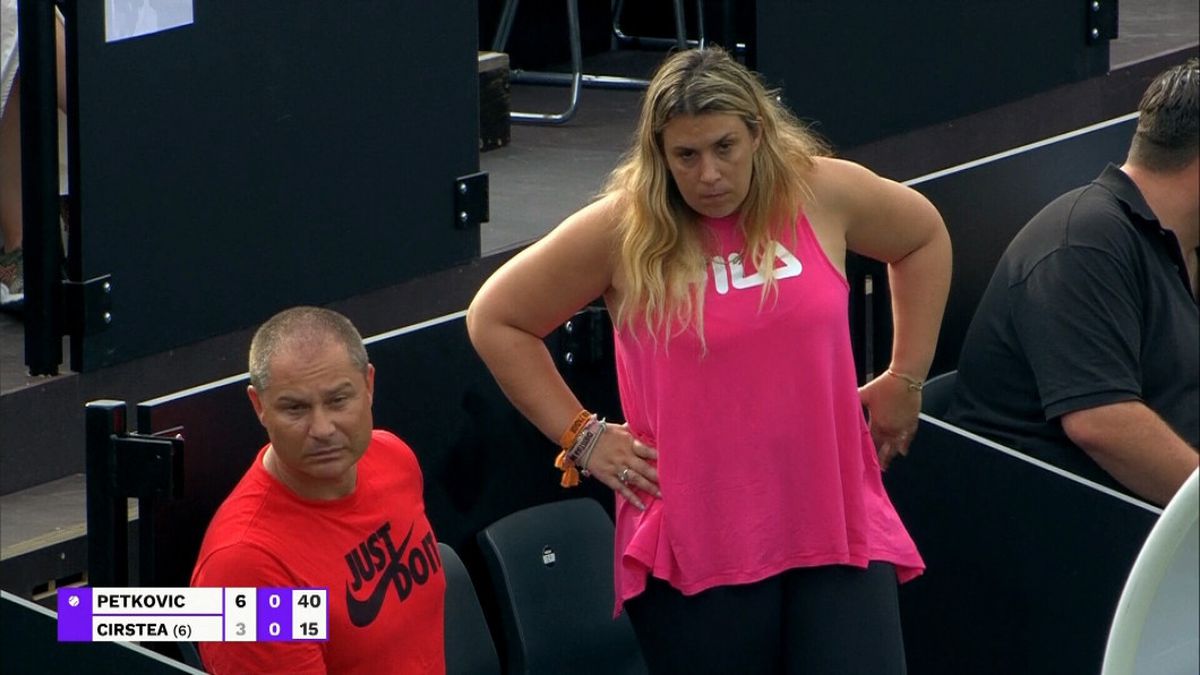 Sorana Cîrstea, lovitură în meciul cu Andrea Petkovic / FOTO: Captură @Digi Sport 2