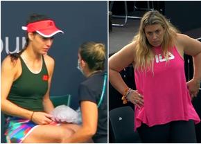 Sorana Cîrstea a încasat o lovitură violentă în meciul cu Petkovic » Bartoli, speriată în tribunele de la Bad Homburg