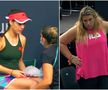 Sorana Cîrstea, lovitură în meciul cu Andrea Petkovic / FOTO: Captură @Digi Sport 2