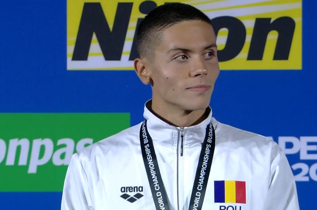 Ministrul Sportului, prima reacție după triumful lui David Popovici: „Fenomenal!”