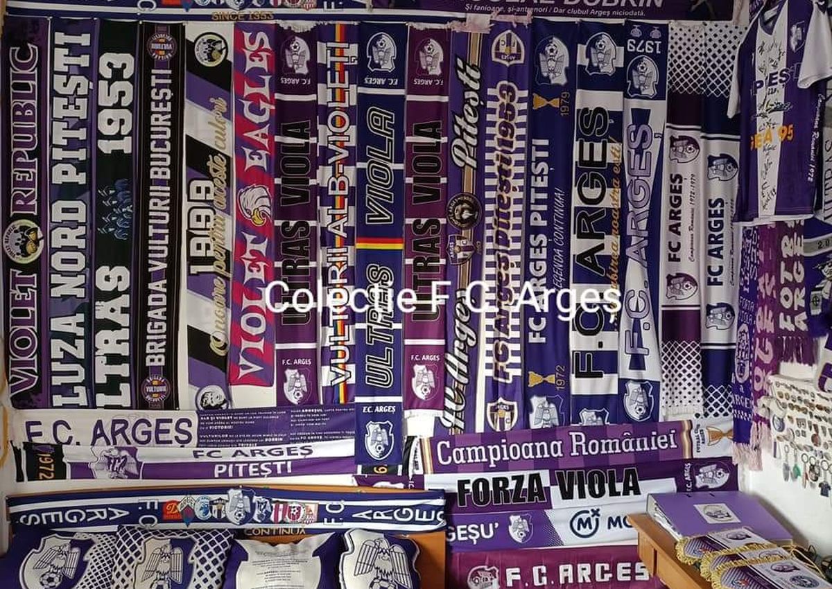 Cel mai mare colecționar din fotbalul românesc - piese de muzeu în alb și violet