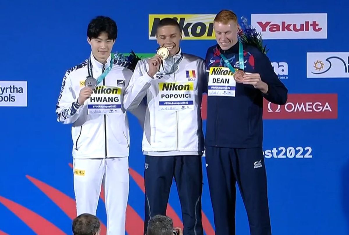 David Popovici și-a povestit evoluția spectaculoasă într-un articol publicat în SUA: „Am spus la fiecare două lovituri: «La naiba, îmi place la nebunie»”