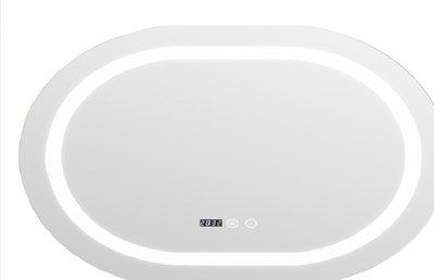 Oglinda de baie, placata cu argint, cu functie de dezaburire si termometru digital: trebuie sa o ai