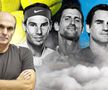 Duelul dintre Nadal, Djokovic și Federer continuă să provoace ample dezbateri în lumea tenisului / Fotomontaj realizat de Andrei Crăițoiu (Gazeta Sporturilor)