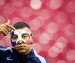 Kylian Mbappe a purtat o mască în culorile Franței la unul dintre antrenamente