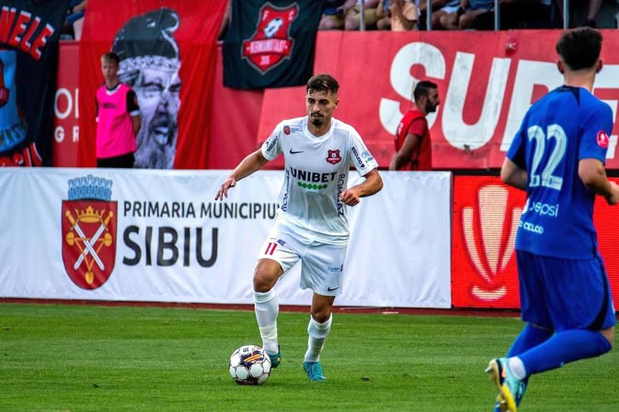 Dragoș Iancu la Hermannstadt / Foto: Instagram Băgată în „B” de Miriuță, Poli Iași a numit noul antrenor și a transferat din Superliga, pentru a ataca imediat promovarea!