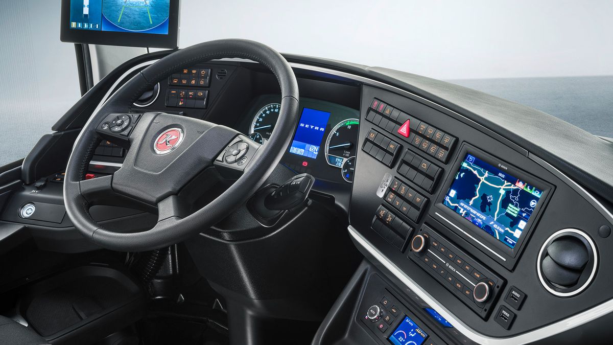 Noul autocar al celor de la FCSB. Foto: setra-bus.com