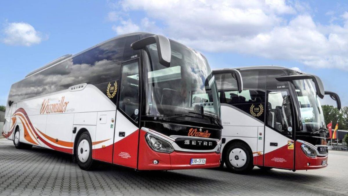 Noul autocar al celor de la FCSB. Foto: setra-bus.com