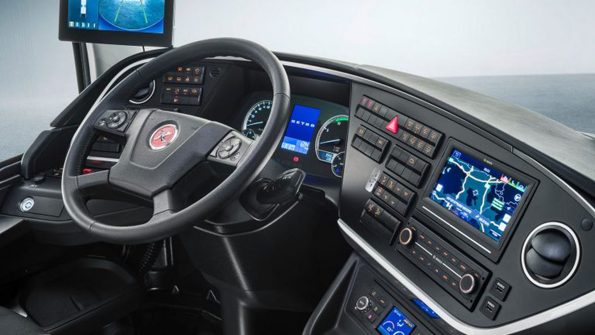 Noul autocar al celor de la FCSB. Foto: setra-bus.com