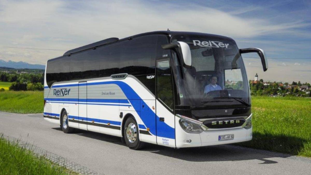 Noul autocar al celor de la FCSB. Foto: setra-bus.com
