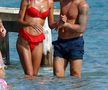 Zlatan Ibrahimovic, Marco Verratti și Jessica Aidi, pe plajă în Ibiza