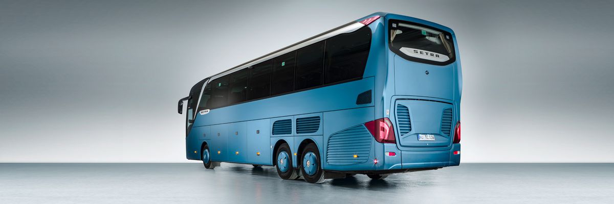 Noul autocar al celor de la FCSB. Foto: setra-bus.com