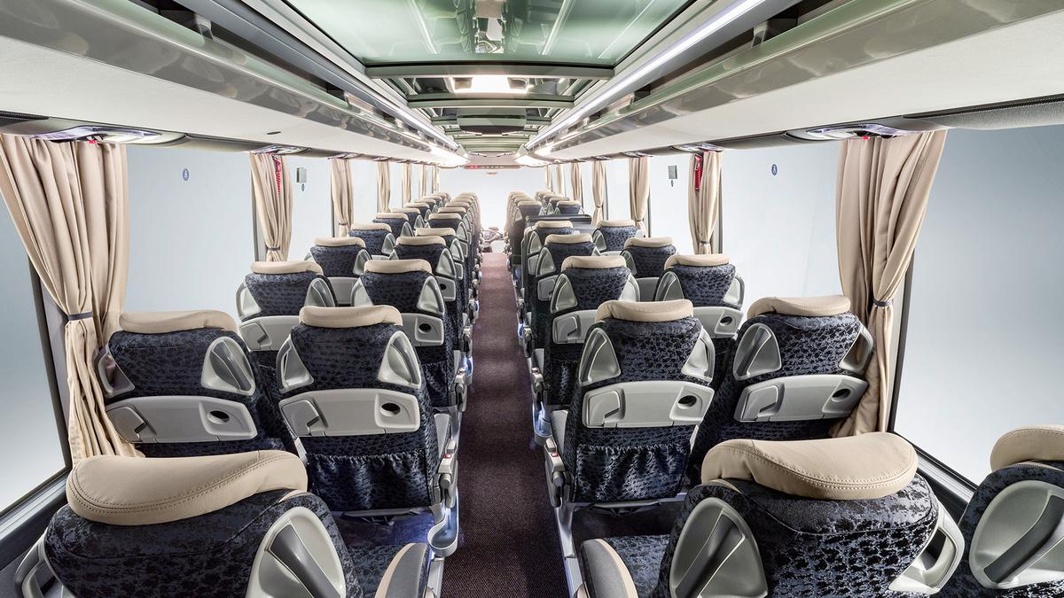 Noul autocar al celor de la FCSB. Foto: setra-bus.com