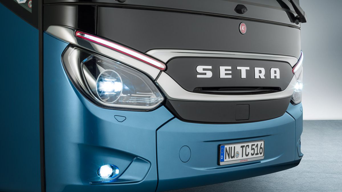 Noul autocar al celor de la FCSB. Foto: setra-bus.com