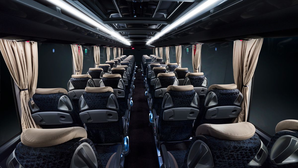 Noul autocar al celor de la FCSB. Foto: setra-bus.com