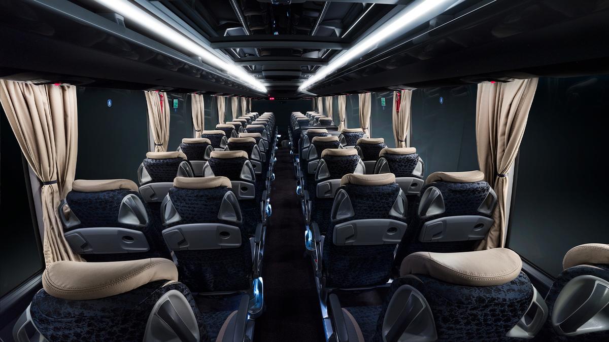 Noul autocar al celor de la FCSB. Foto: setra-bus.com