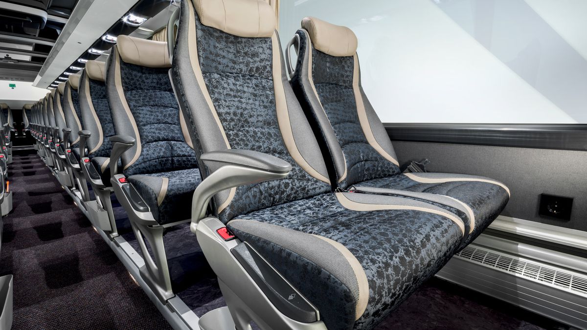 Noul autocar al celor de la FCSB. Foto: setra-bus.com